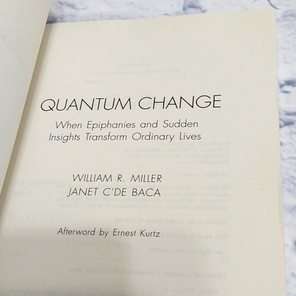 BOGO FREE Quantum Change Book Paperback William R. Miller - Picture 2 of 4